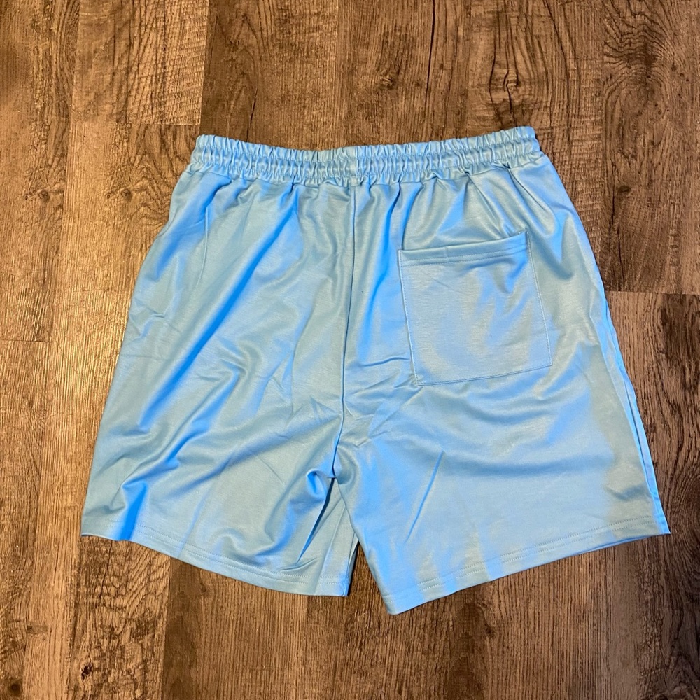Medium Blue Track Shorts - Picture 2 of 5